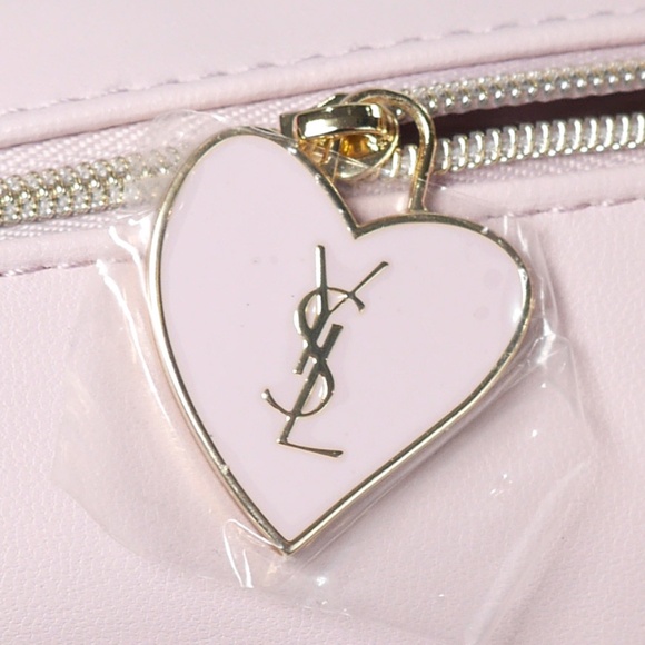 YSL Yves Saint Laurent Pink Crossbody Bag with Charm NEW - Picture 5 of 9